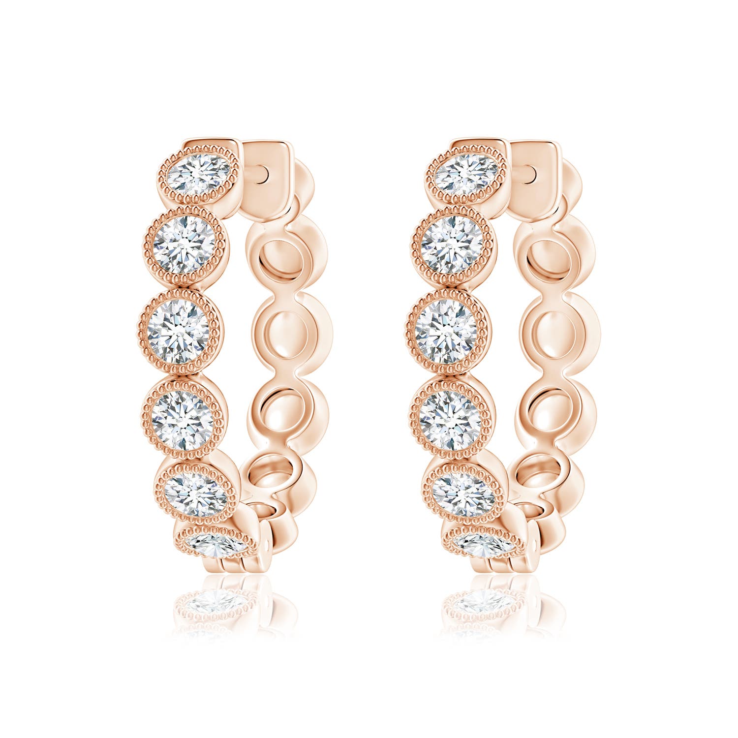 F-G, VS / 0.98 CT / 14 KT Rose Gold