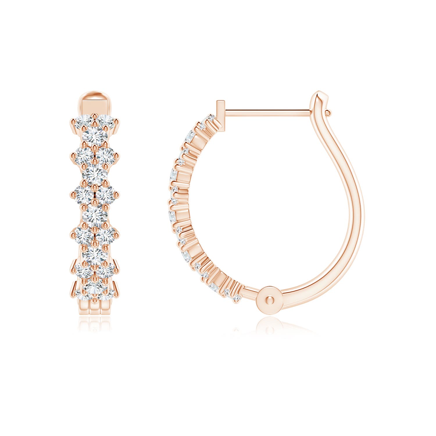 G, VS2 / 0.51 CT / 14 KT Rose Gold