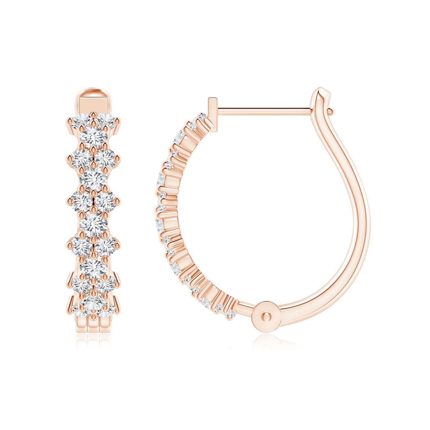 G, VS2 / 0.73 CT / 14 KT Rose Gold