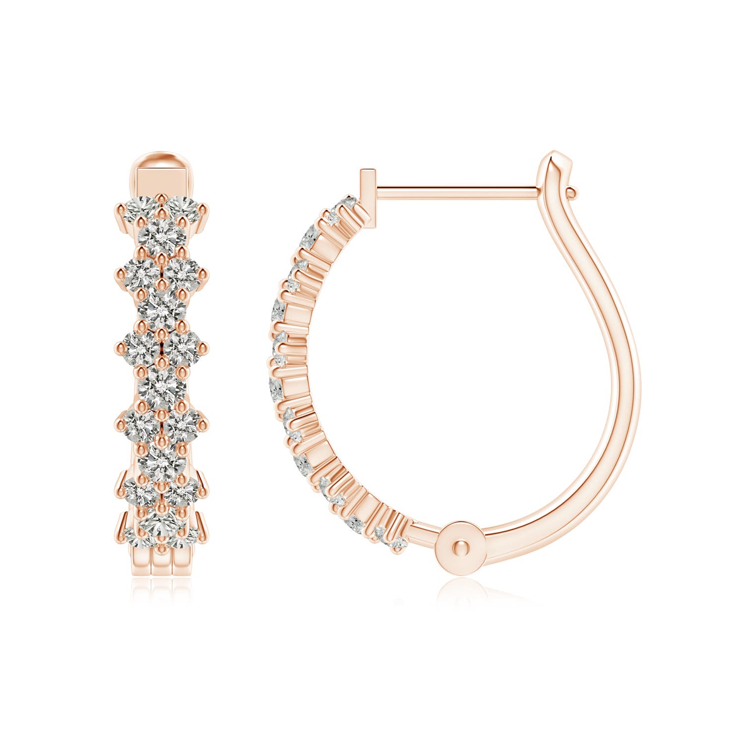 K, I3 / 0.73 CT / 14 KT Rose Gold