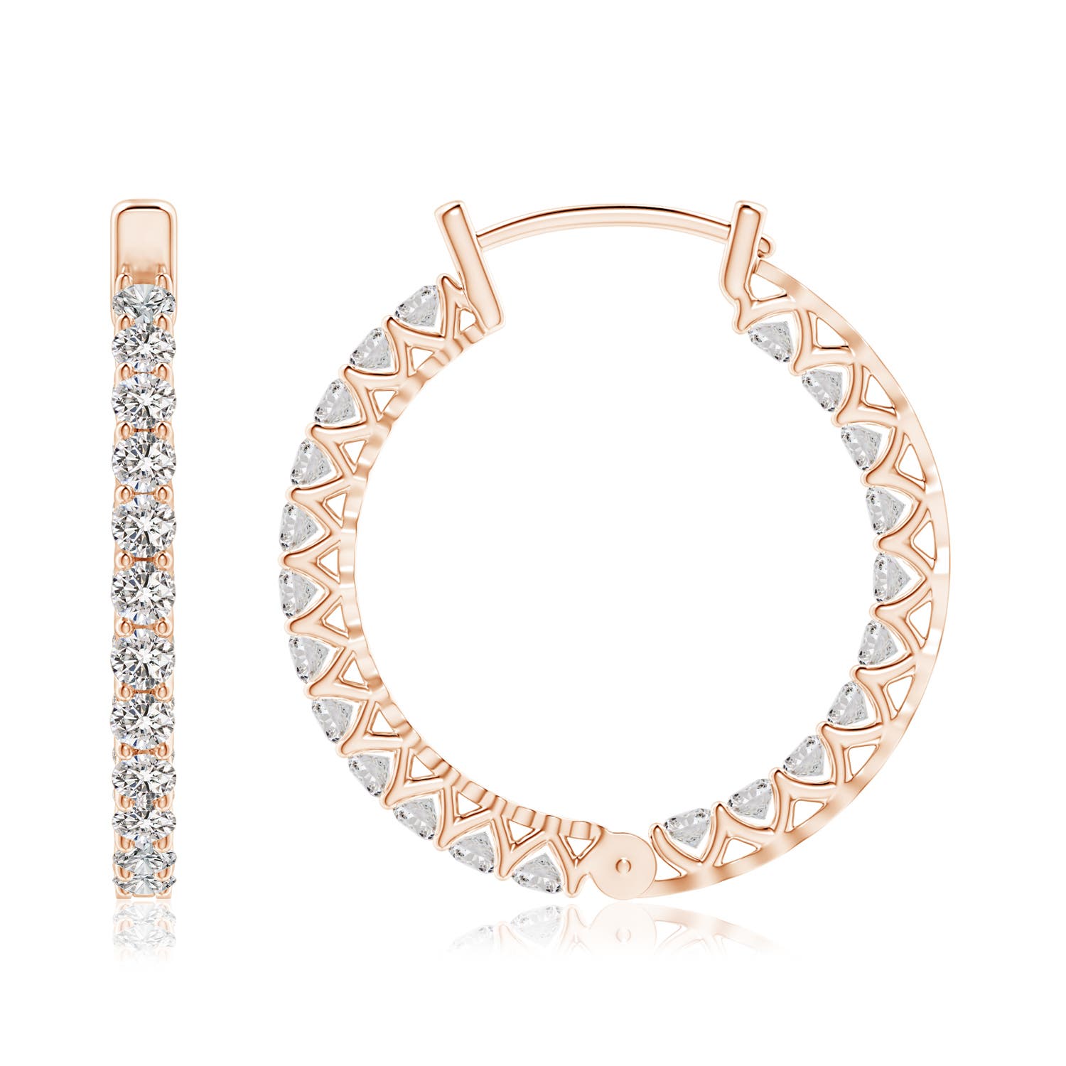 I-J, I1-I2 / 1.01 CT / 14 KT Rose Gold