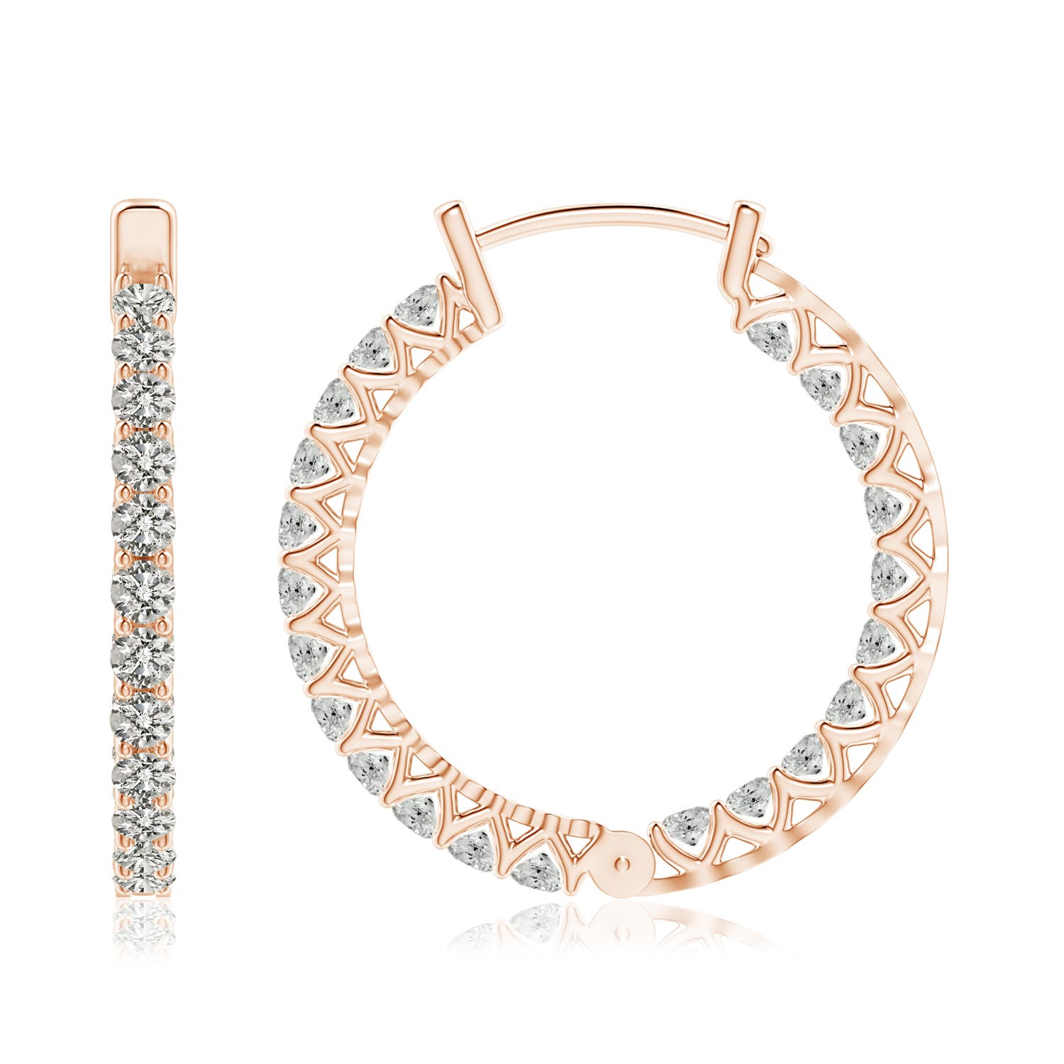 K, I3 / 1.01 CT / 14 KT Rose Gold