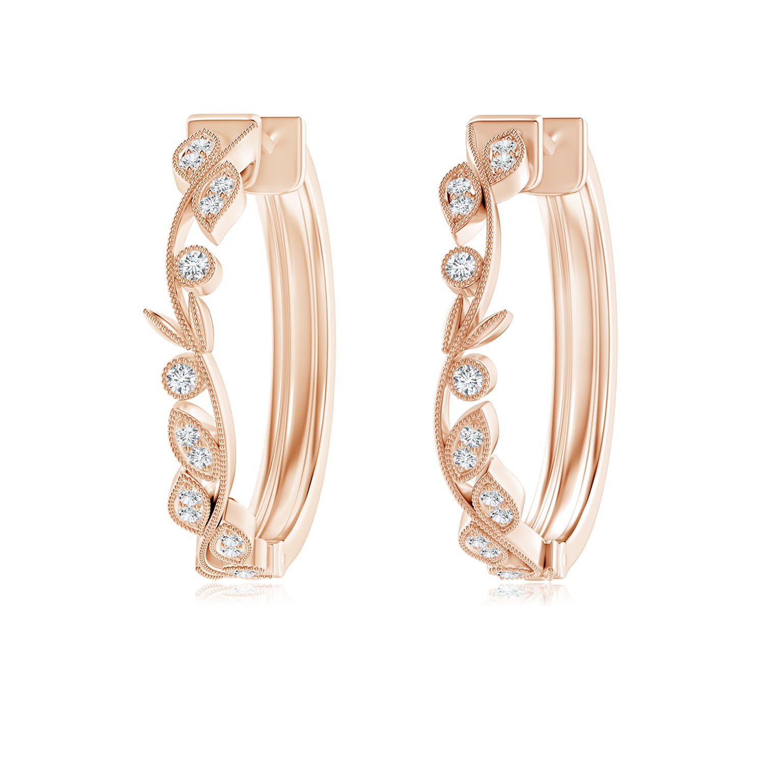 G, VS2 / 0.17 CT / 14 KT Rose Gold