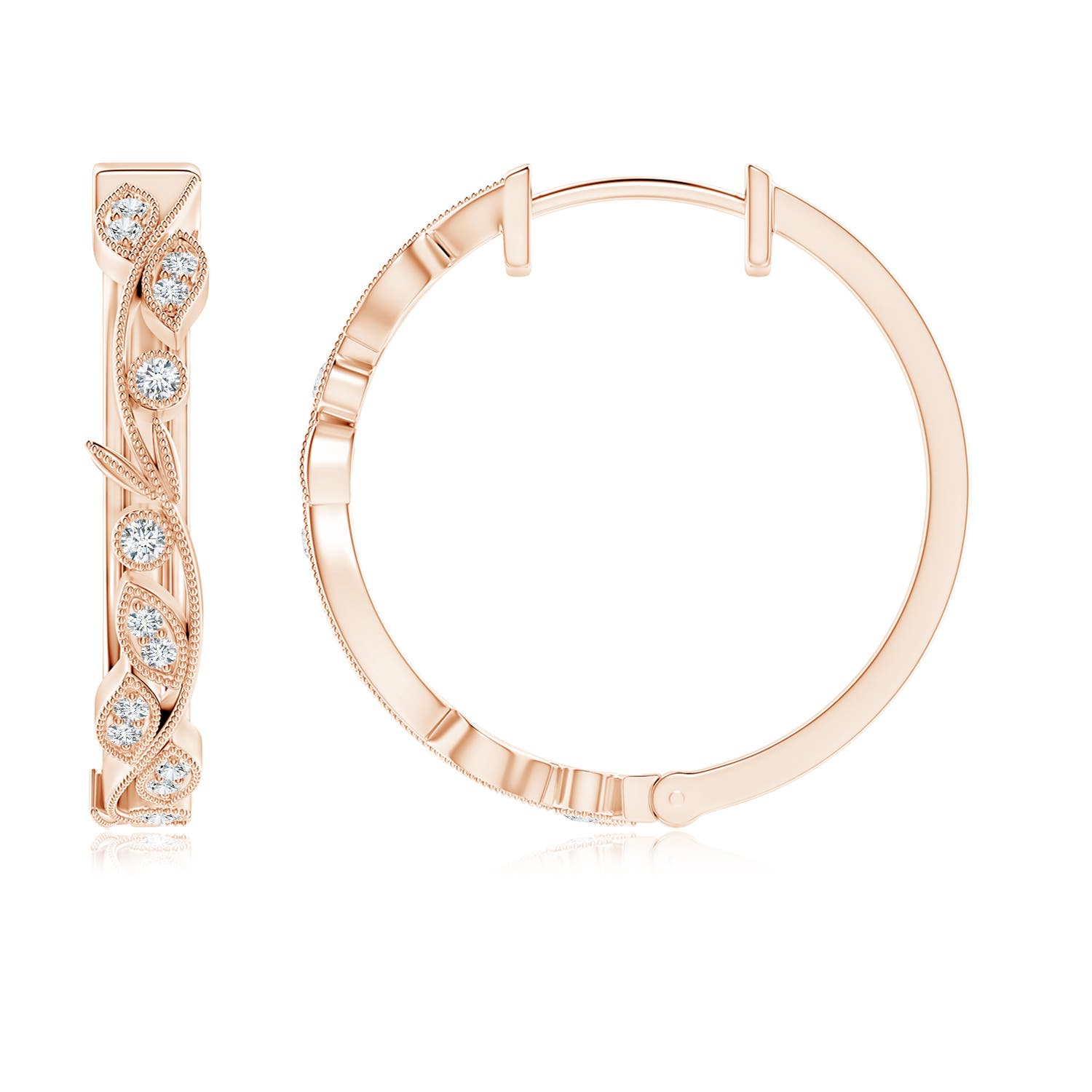 G, VS2 / 0.17 CT / 14 KT Rose Gold