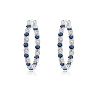 Round AA Blue Sapphire