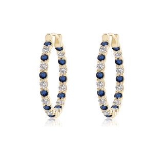 Round AA Blue Sapphire