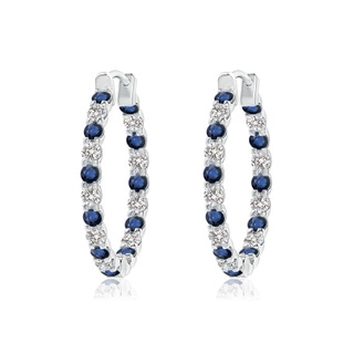 Round AA Blue Sapphire