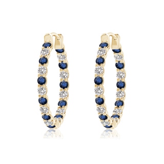 Round AA Blue Sapphire