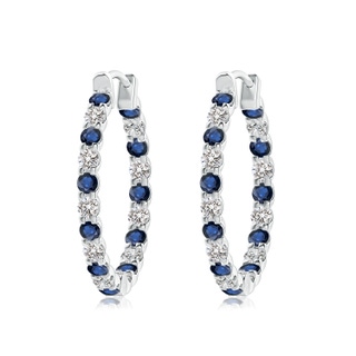 Round AA Blue Sapphire