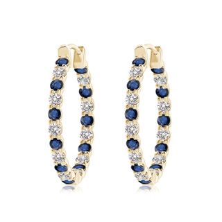 Round AA Blue Sapphire
