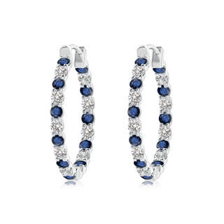 Round AA Blue Sapphire