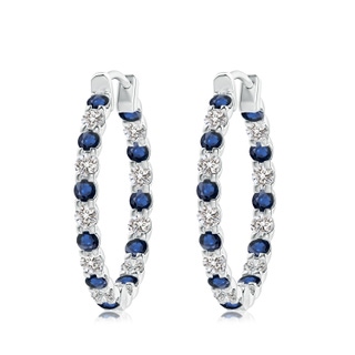 Round AA Blue Sapphire