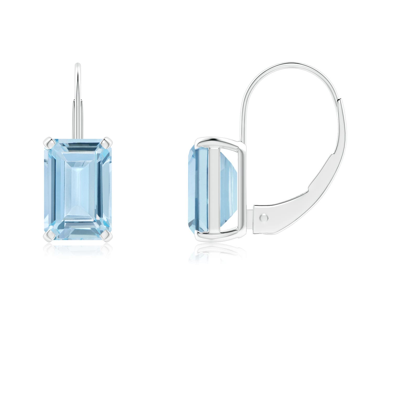 AA - Aquamarine / 1 CT / 14 KT White Gold