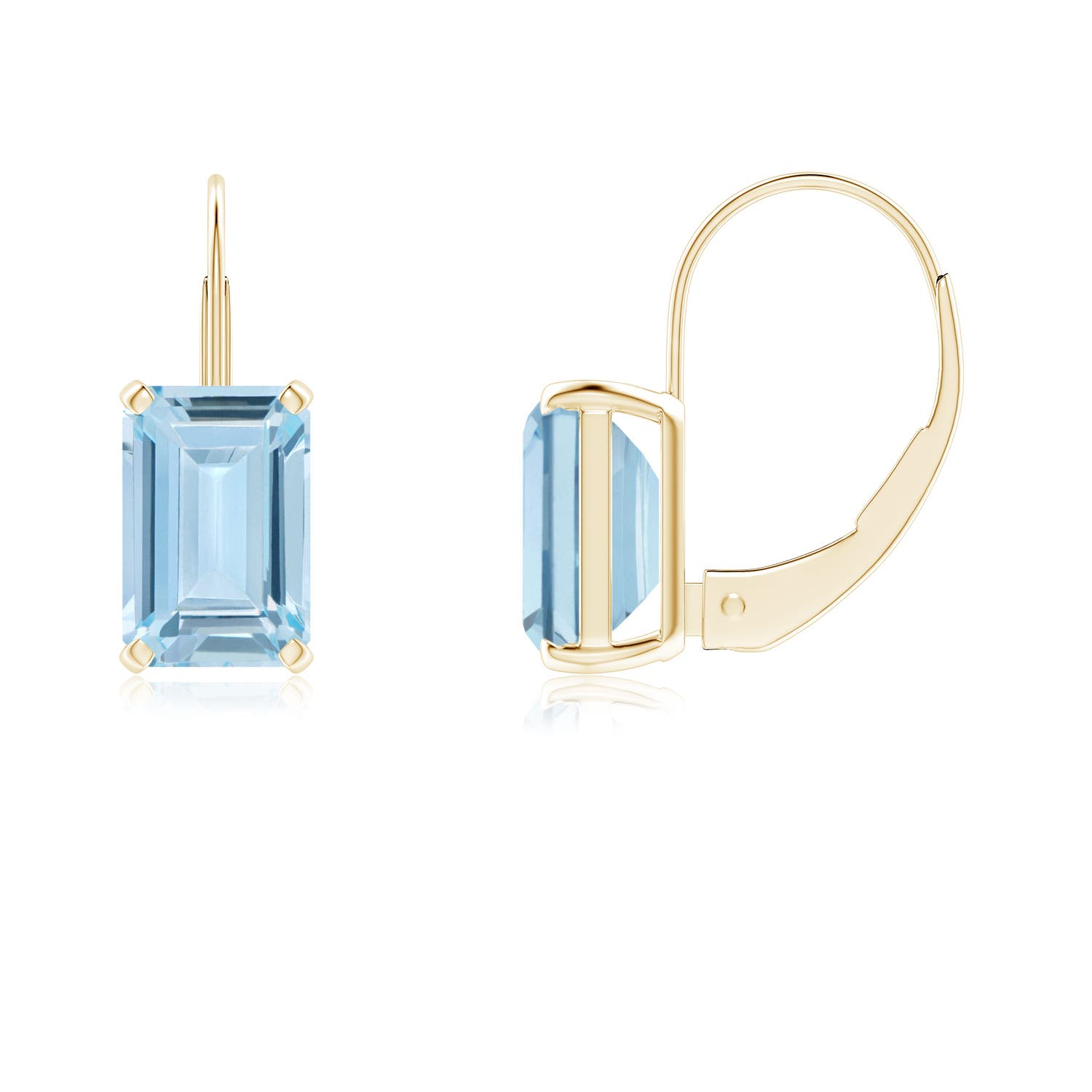 AA - Aquamarine / 1 CT / 14 KT Yellow Gold