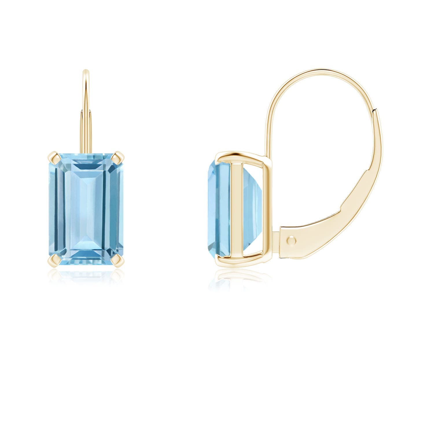 AAA - Aquamarine / 1 CT / 14 KT Yellow Gold