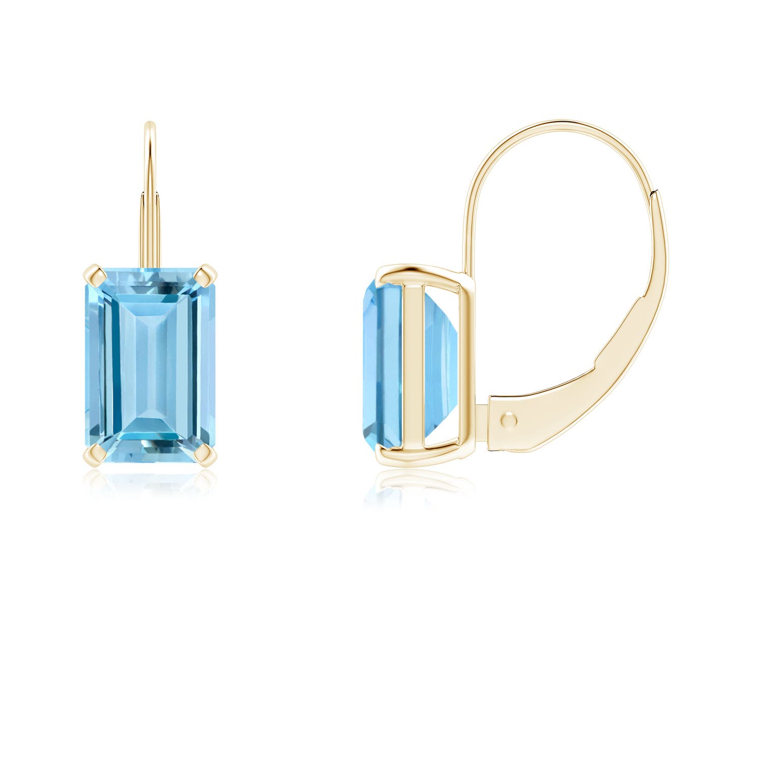 AAAA - Aquamarine / 1 CT / 14 KT Yellow Gold