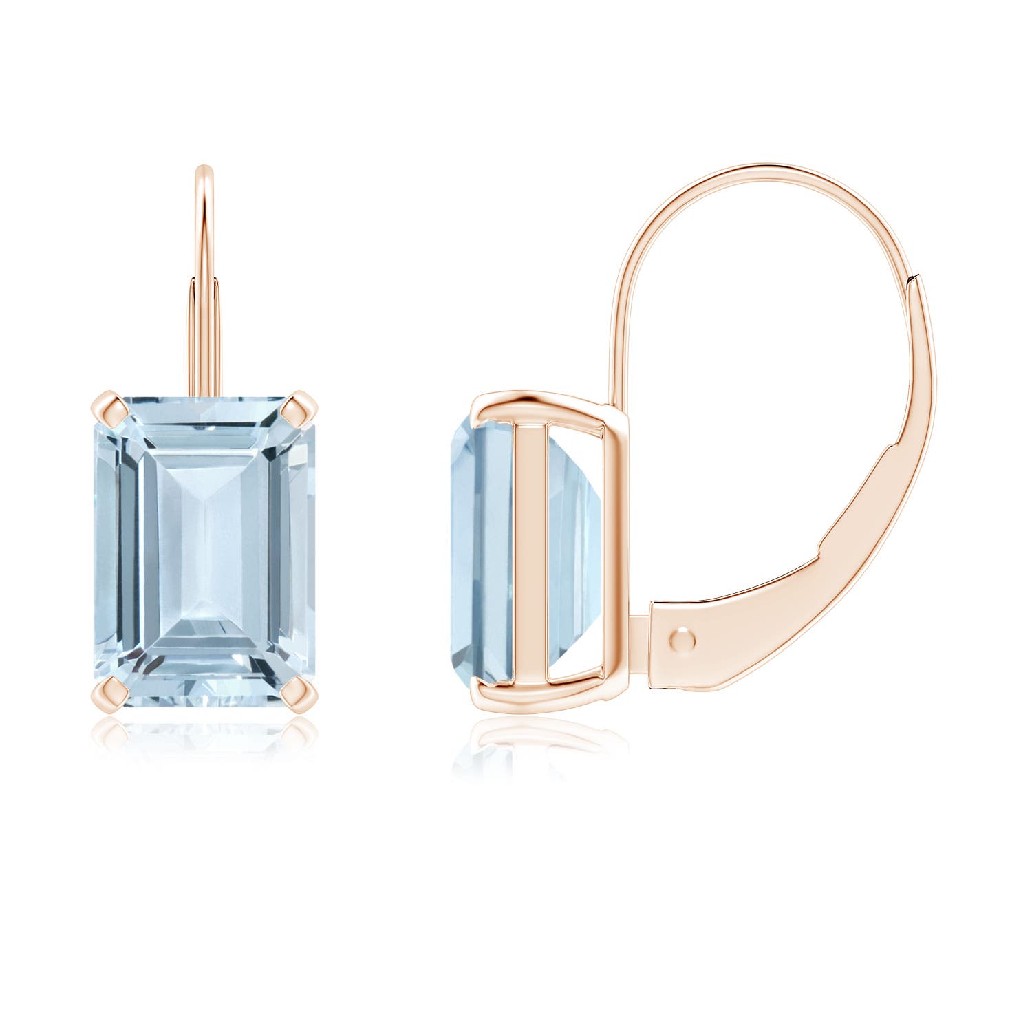 A - Aquamarine / 1.6 CT / 14 KT Rose Gold