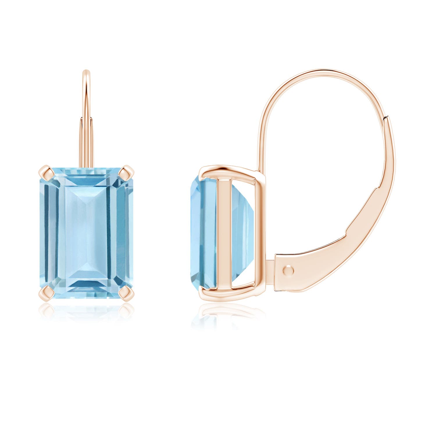 AAA - Aquamarine / 1.6 CT / 14 KT Rose Gold