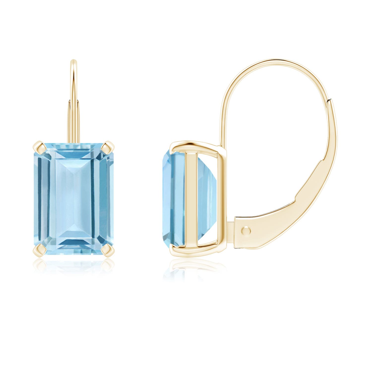 AAA - Aquamarine / 1.6 CT / 14 KT Yellow Gold