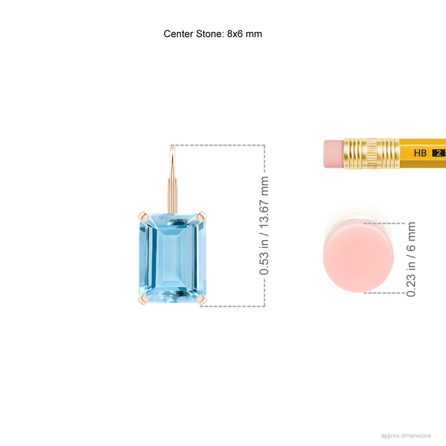 AAAA - Aquamarine / 2.7 CT / 14 KT Rose Gold