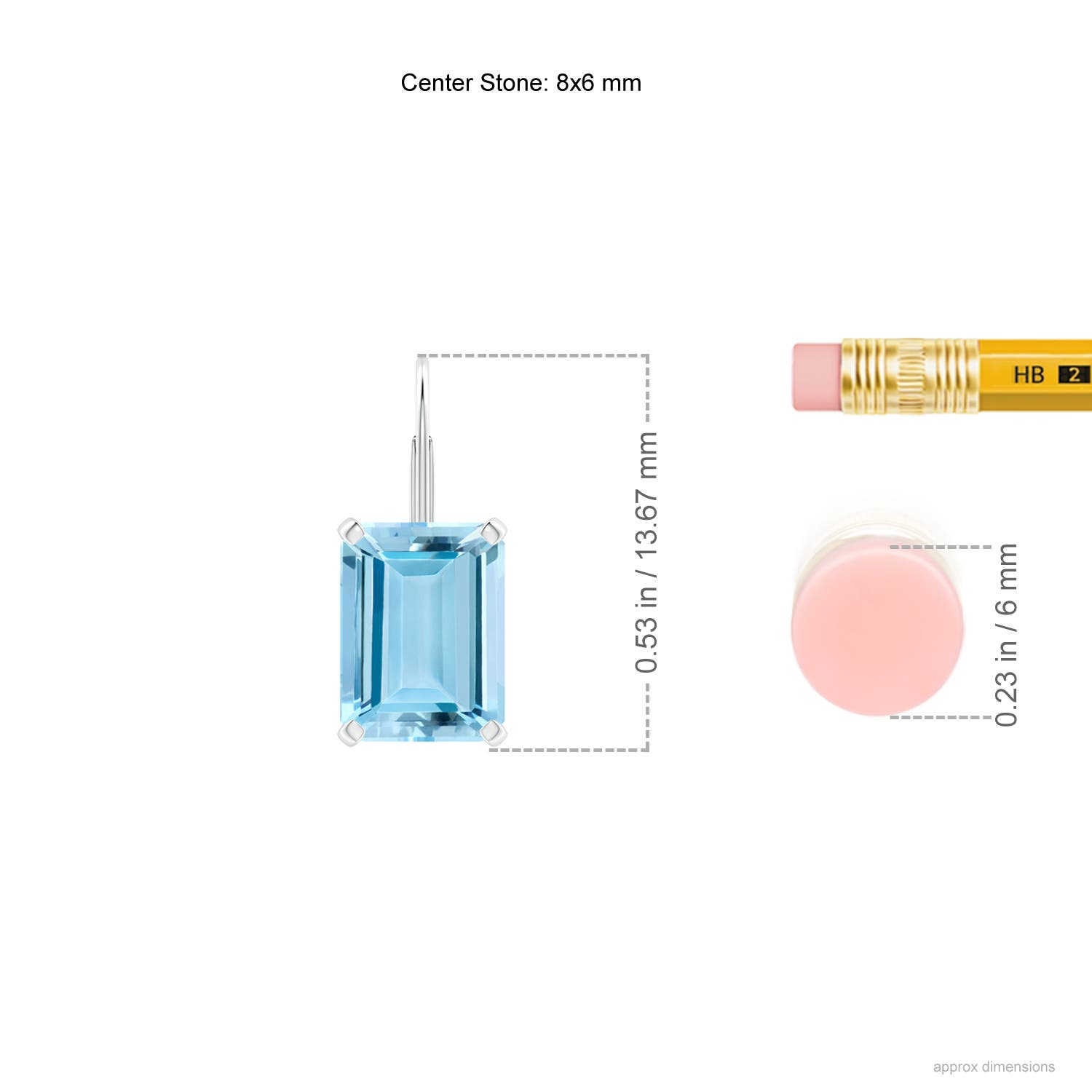 AAAA - Aquamarine / 2.7 CT / 14 KT White Gold