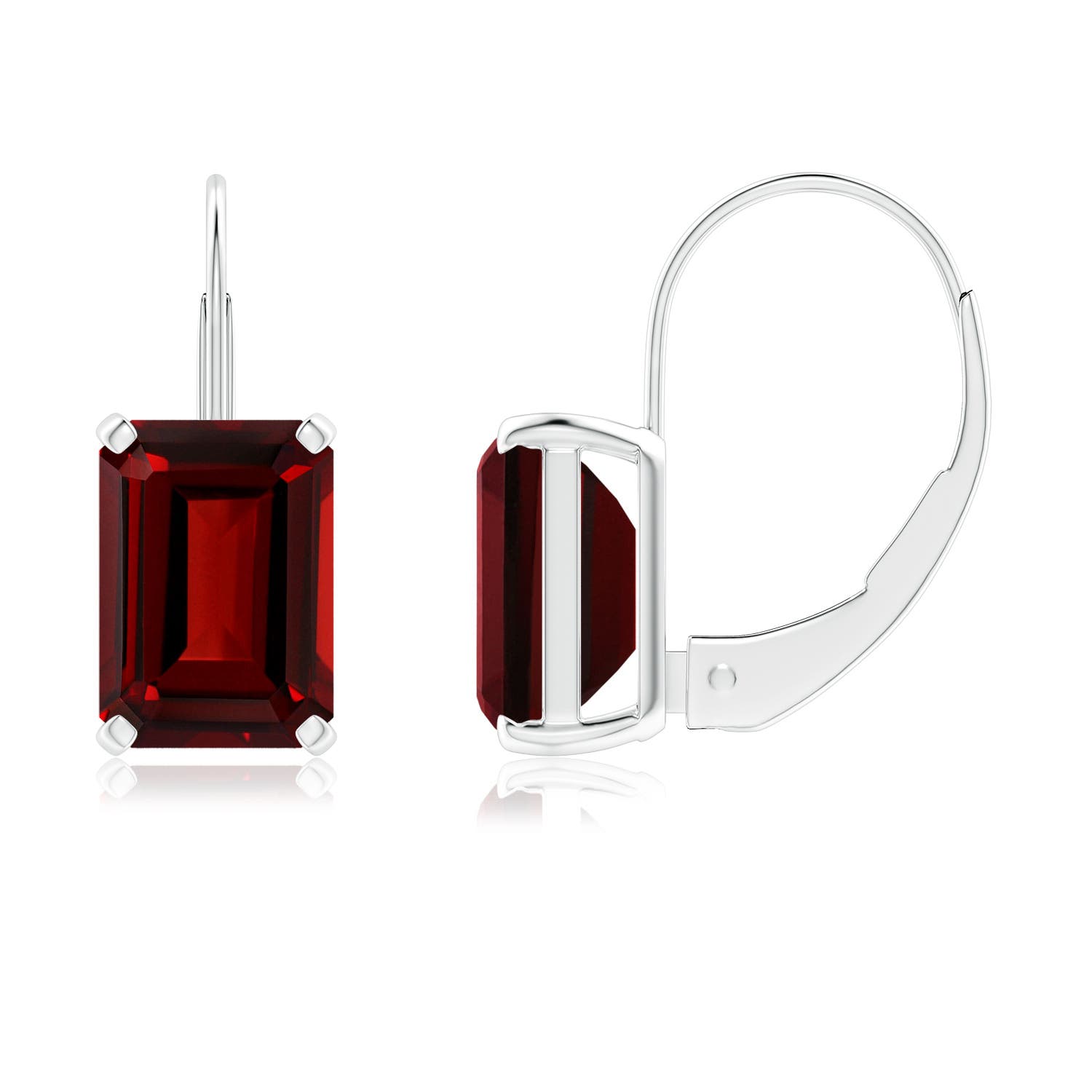 AAAA - Garnet / 2.4 CT / 14 KT White Gold