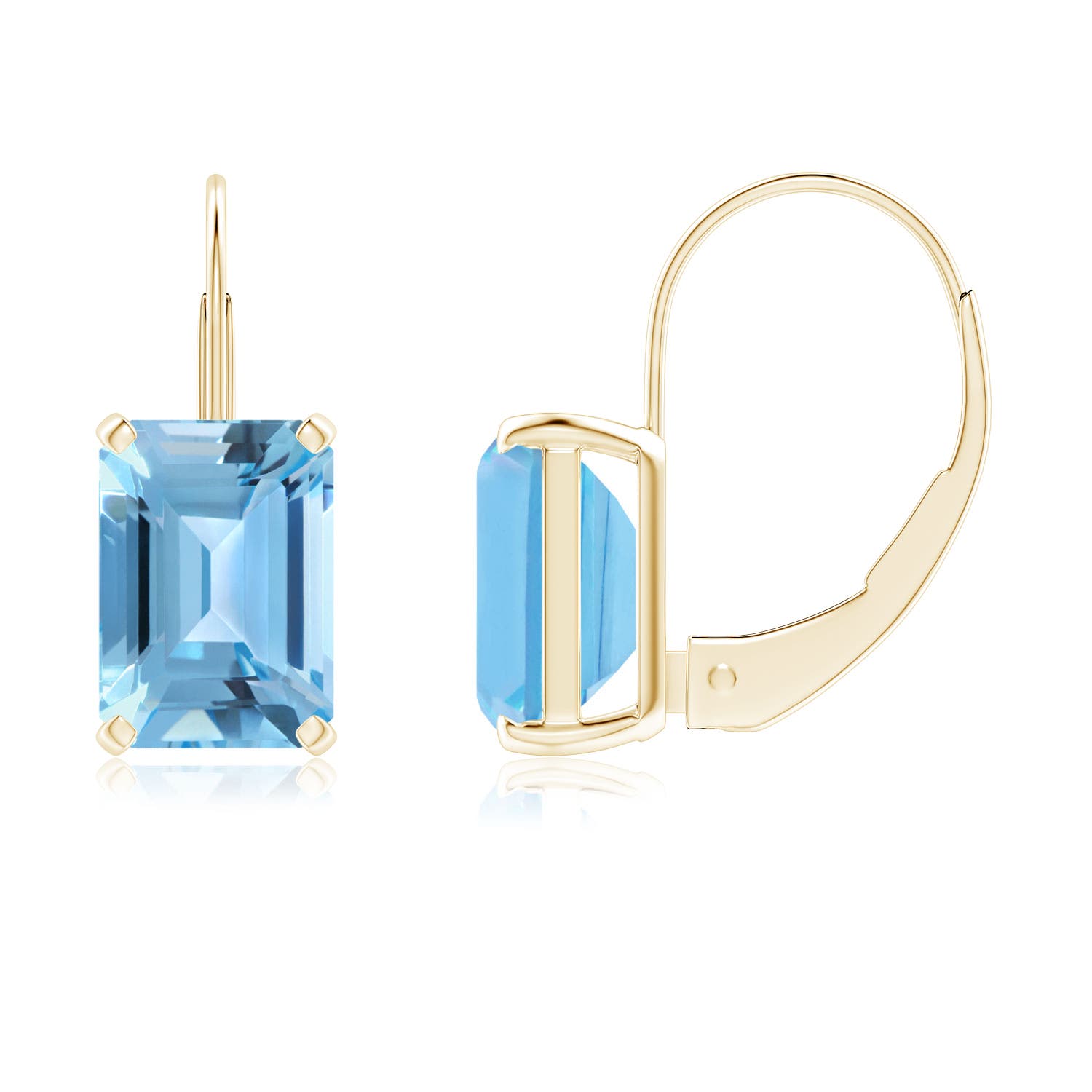 A - Swiss Blue Topaz / 2.4 CT / 14 KT Yellow Gold