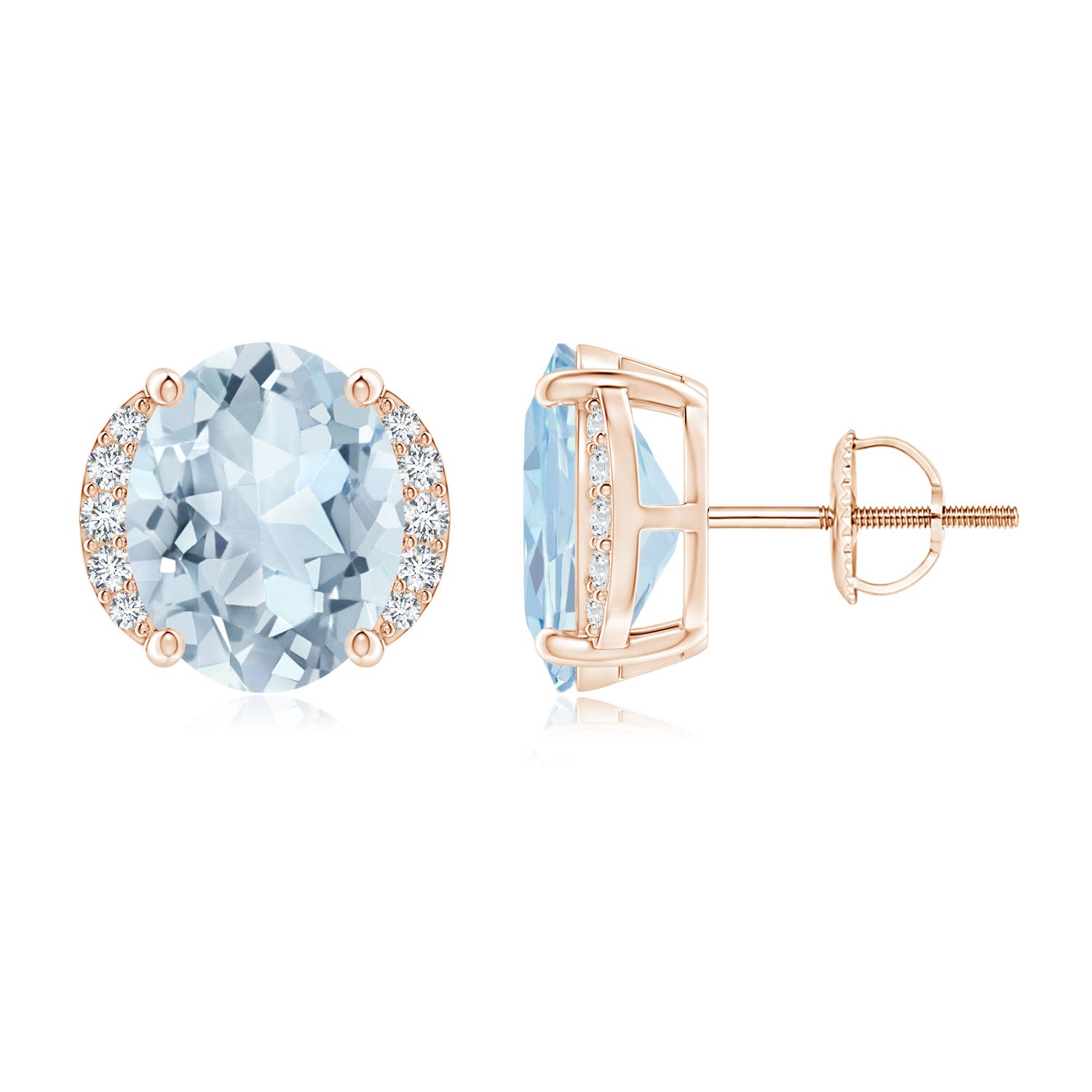 A - Aquamarine / 4.51 CT / 14 KT Rose Gold