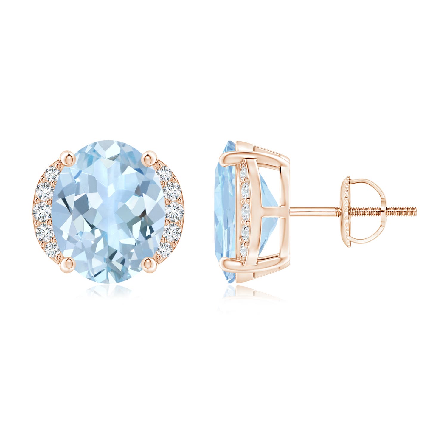 AA - Aquamarine / 4.51 CT / 14 KT Rose Gold