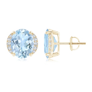Oval AA Aquamarine