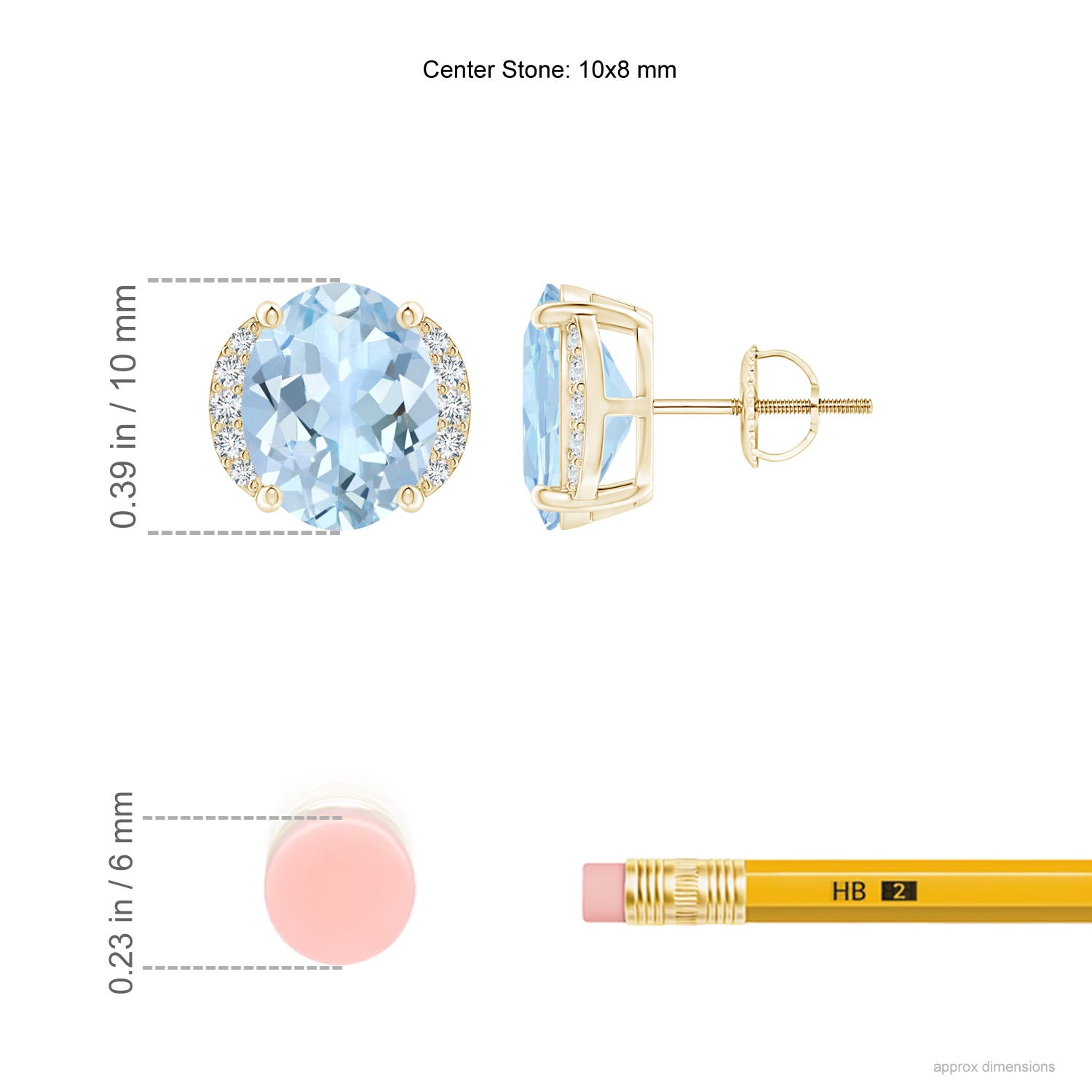 AA - Aquamarine / 4.51 CT / 14 KT Yellow Gold