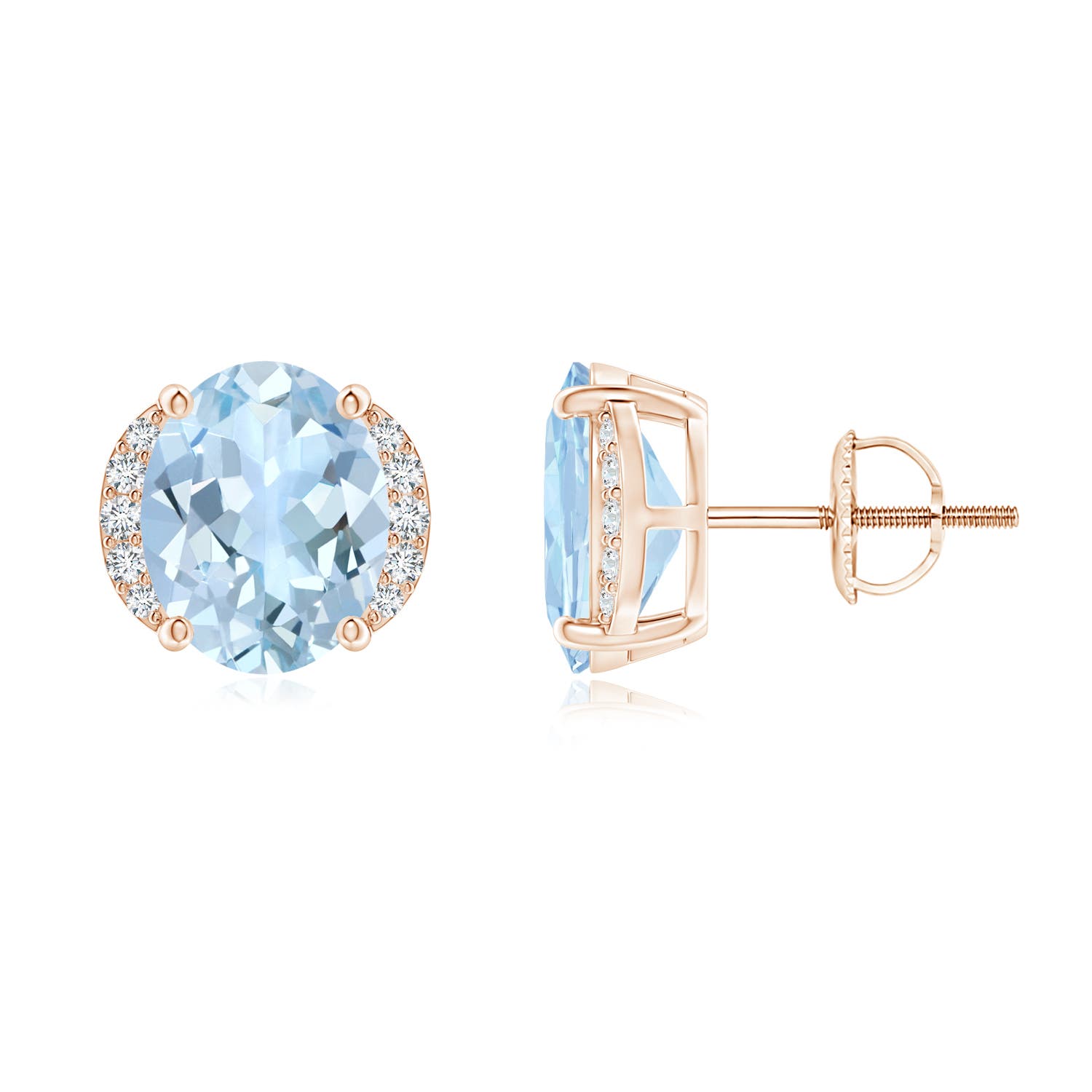 AA - Aquamarine / 3.08 CT / 14 KT Rose Gold