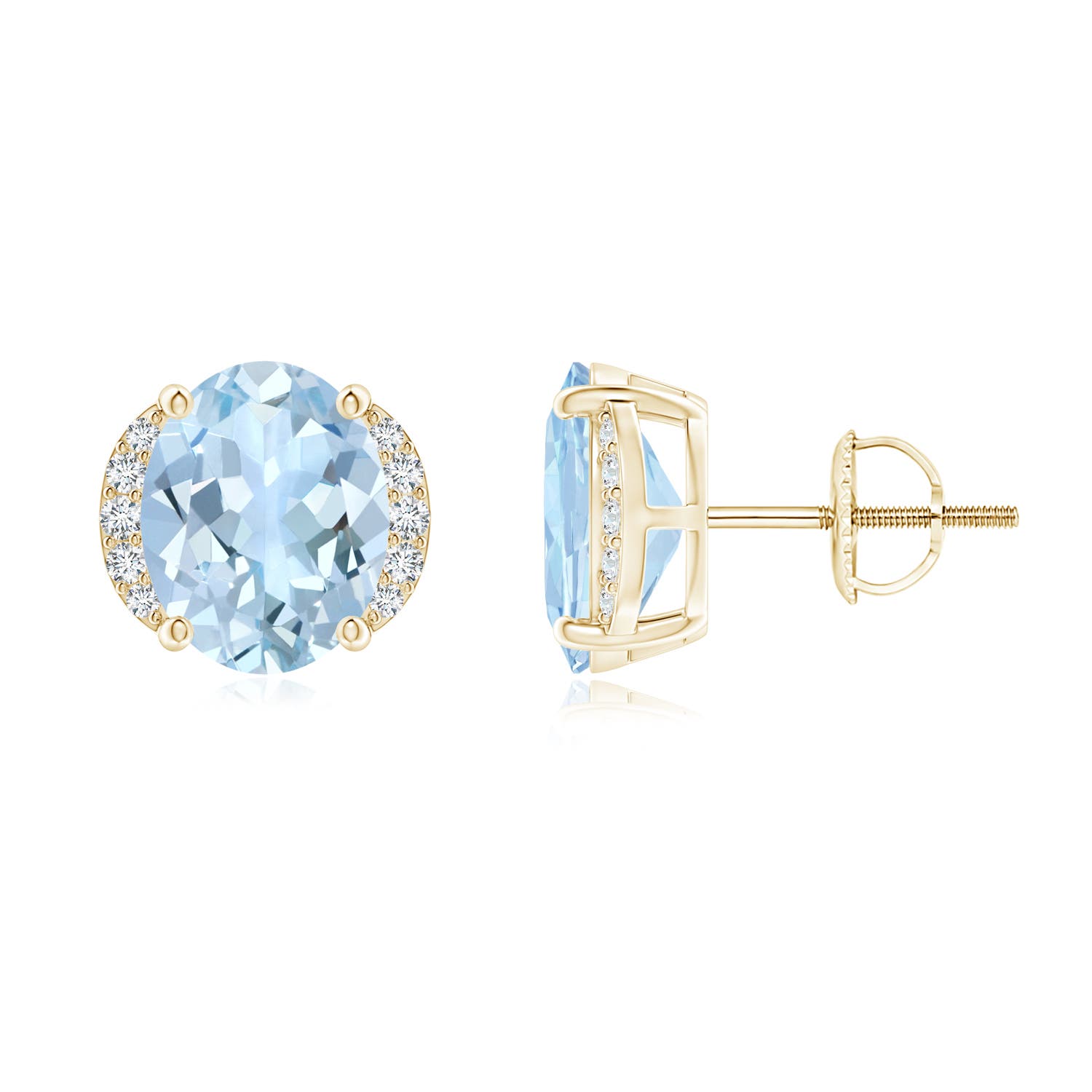 AA - Aquamarine / 3.08 CT / 14 KT Yellow Gold