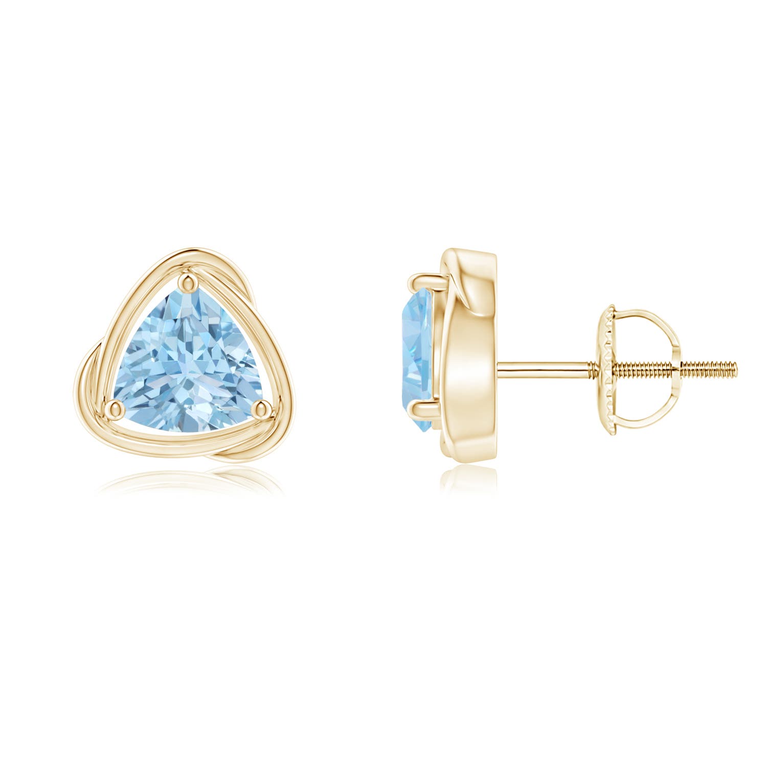 AAA - Aquamarine / 1.2 CT / 14 KT Yellow Gold