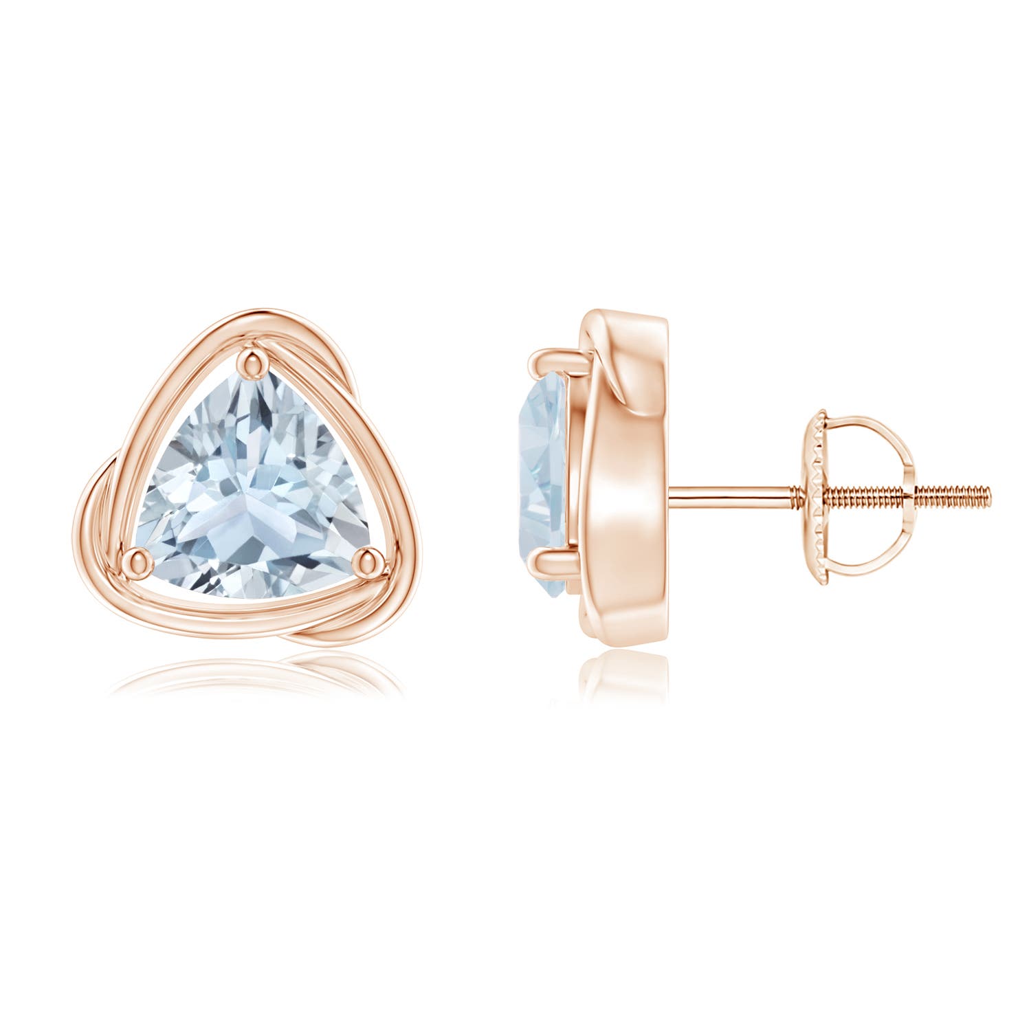 A - Aquamarine / 2 CT / 14 KT Rose Gold