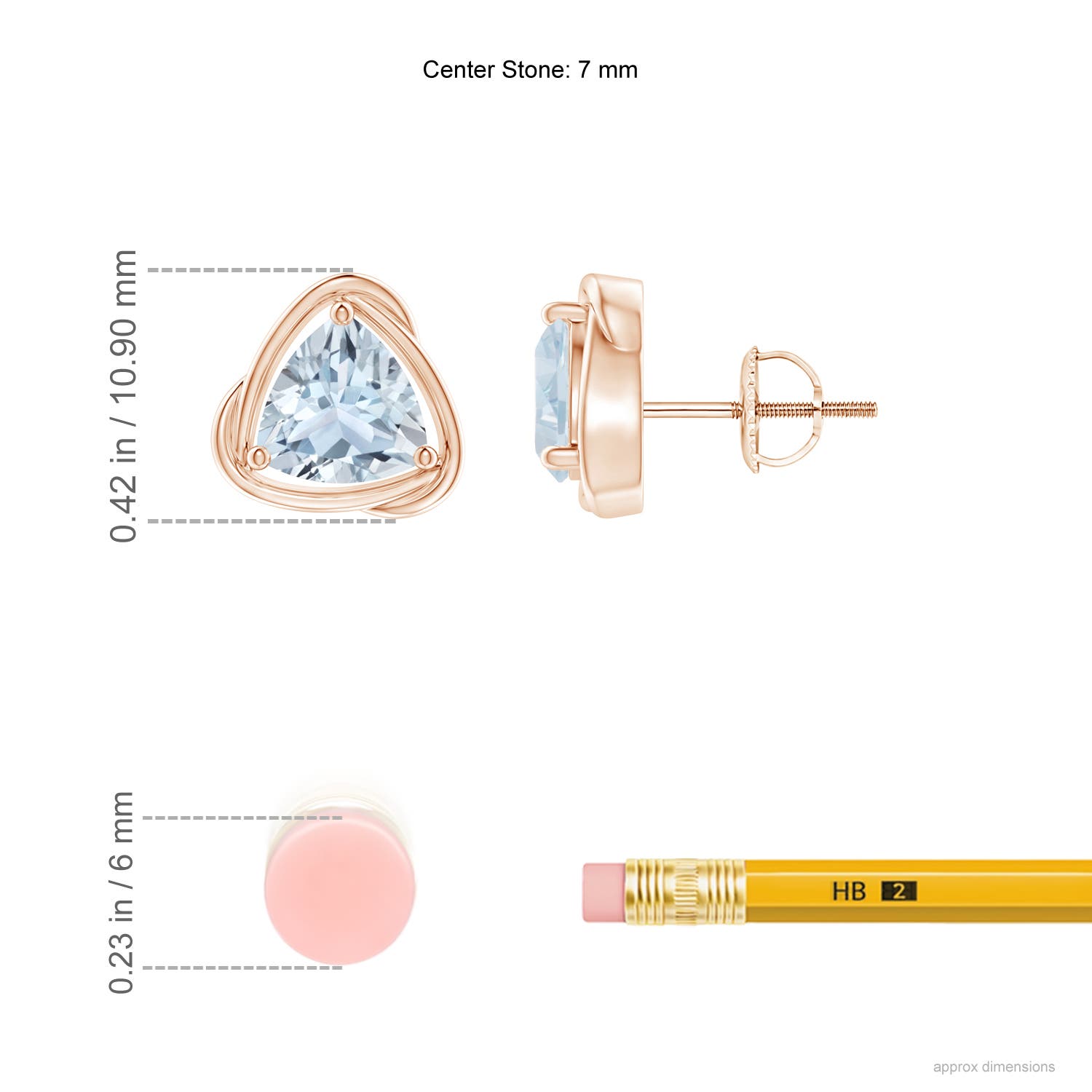 A - Aquamarine / 2 CT / 14 KT Rose Gold