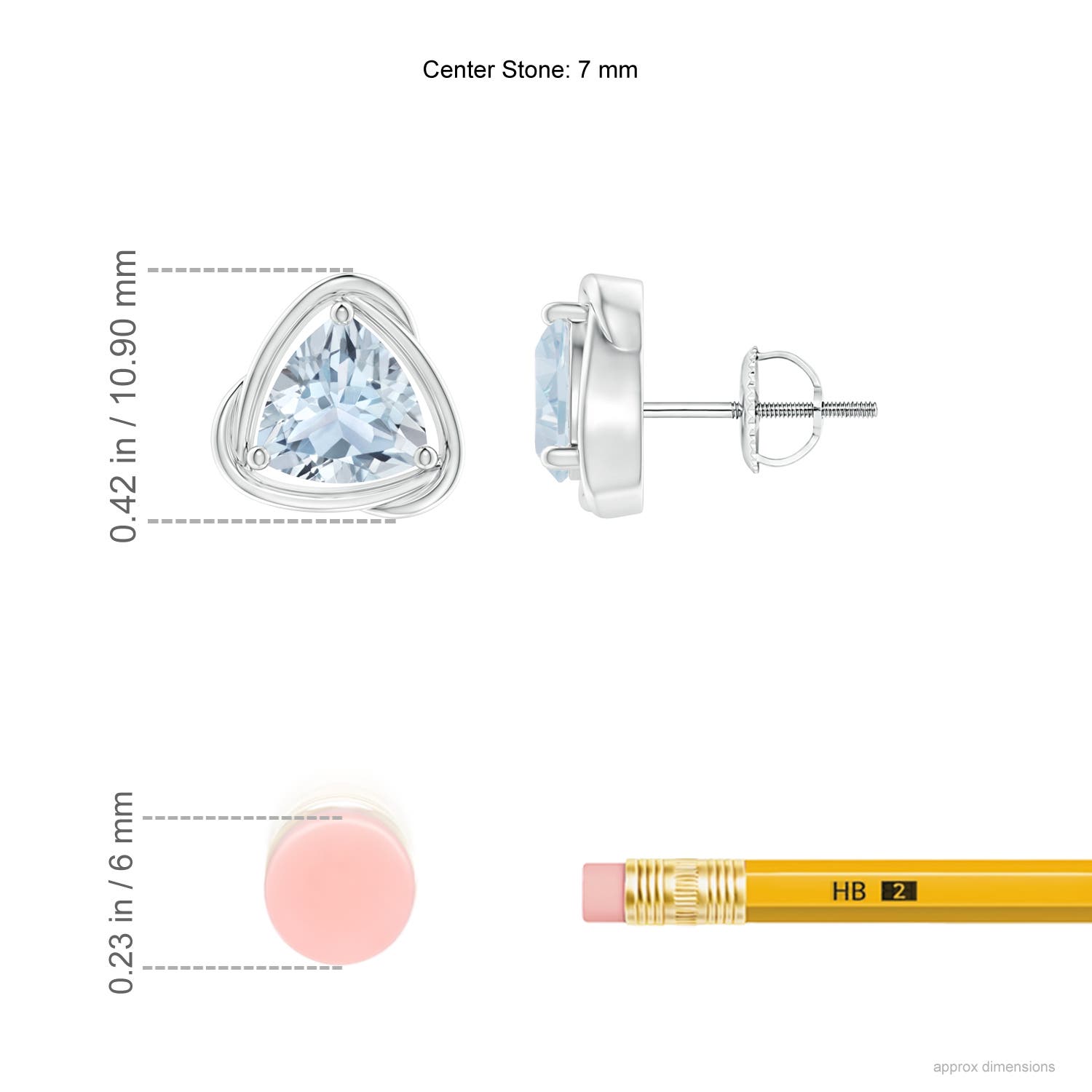 A - Aquamarine / 2 CT / 14 KT White Gold