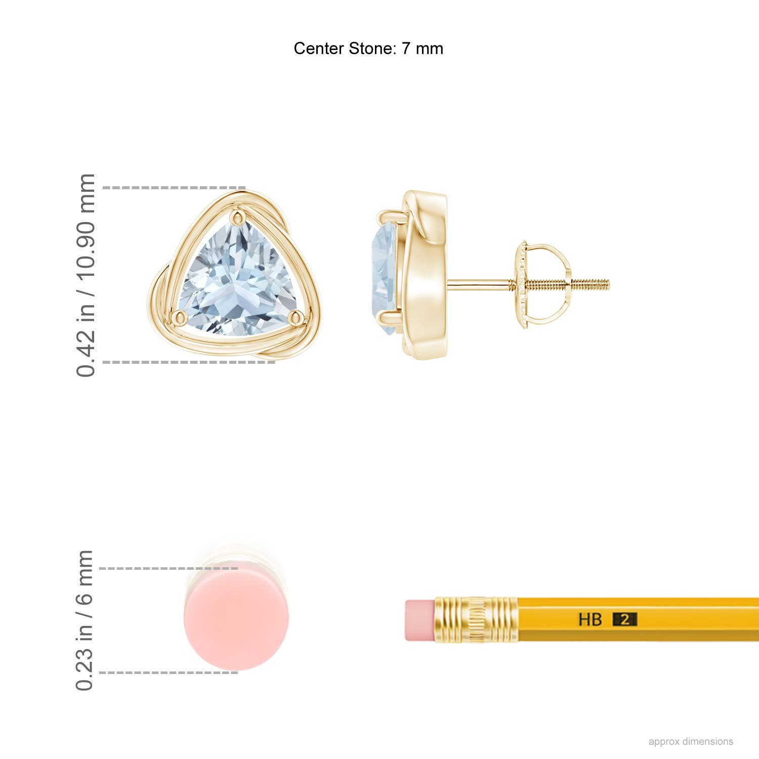 A - Aquamarine / 2 CT / 14 KT Yellow Gold