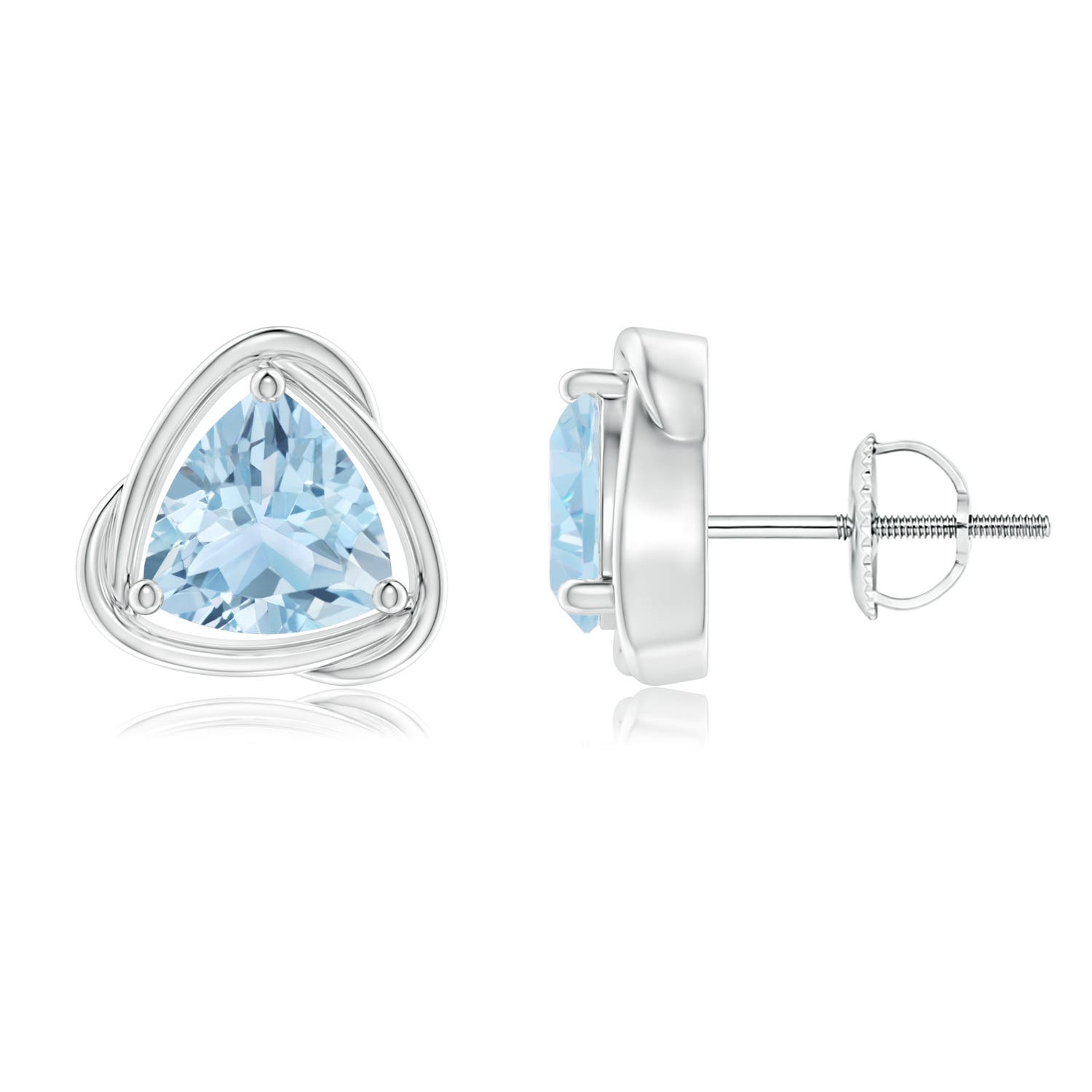 AA - Aquamarine / 2 CT / 14 KT White Gold