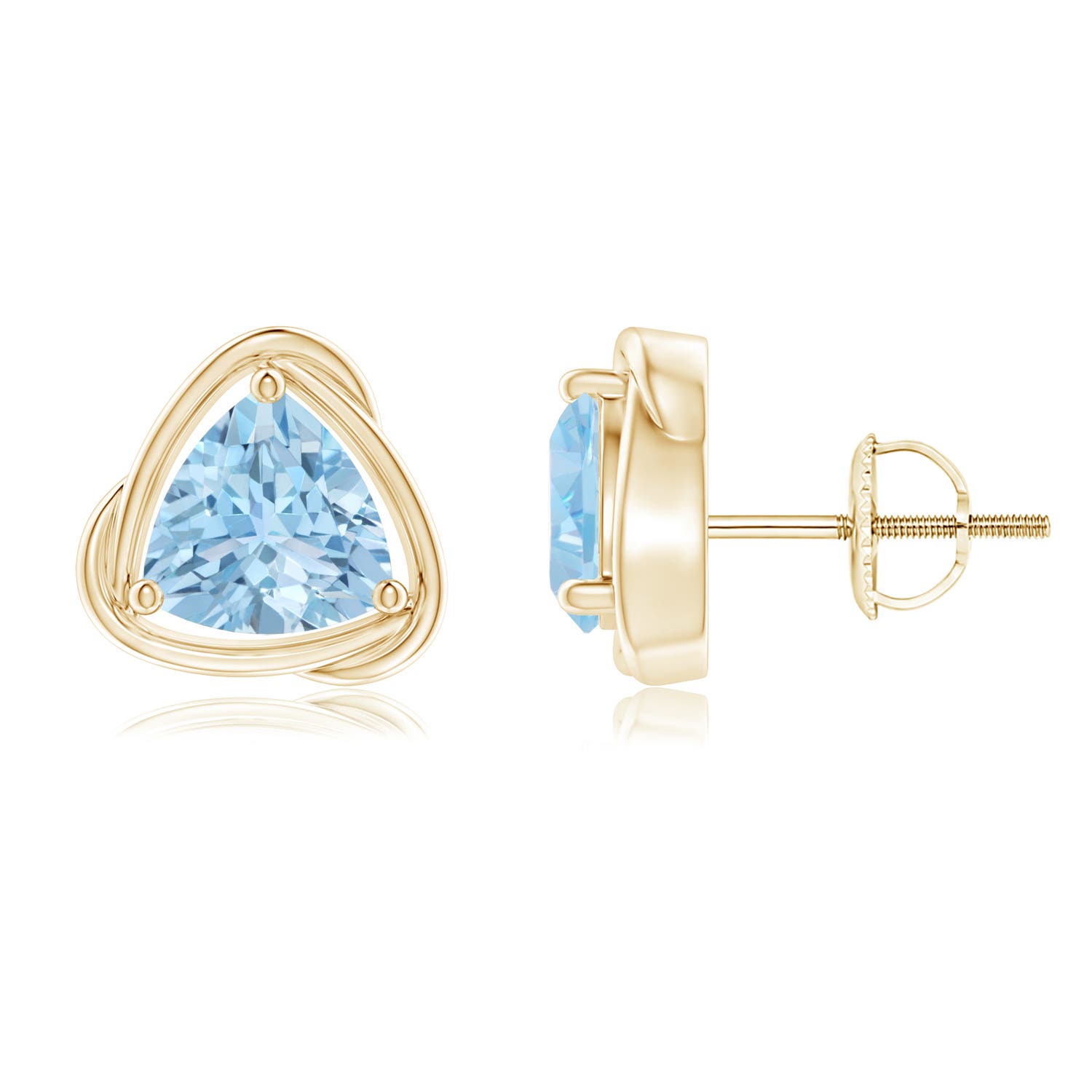 AAA - Aquamarine / 2 CT / 14 KT Yellow Gold