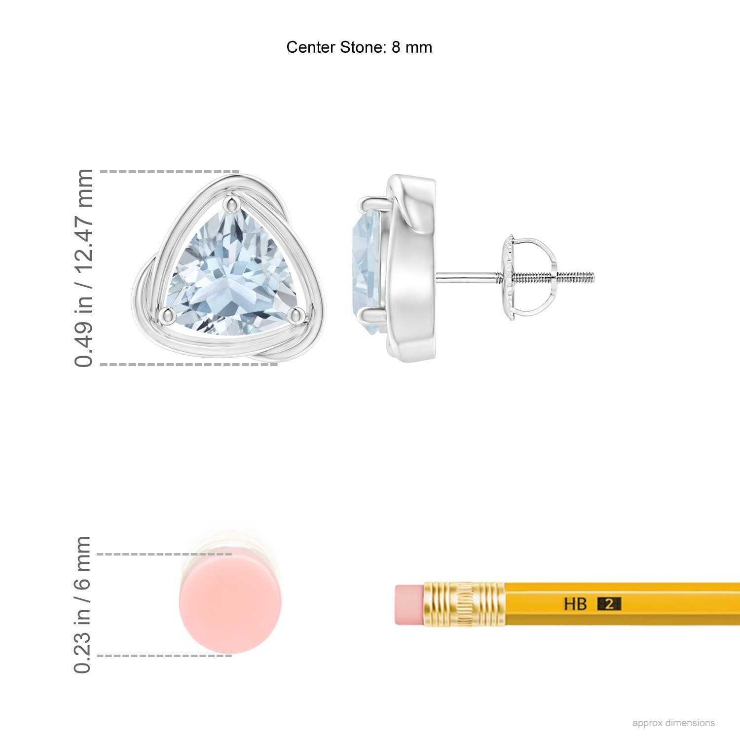 A - Aquamarine / 2.8 CT / 14 KT White Gold