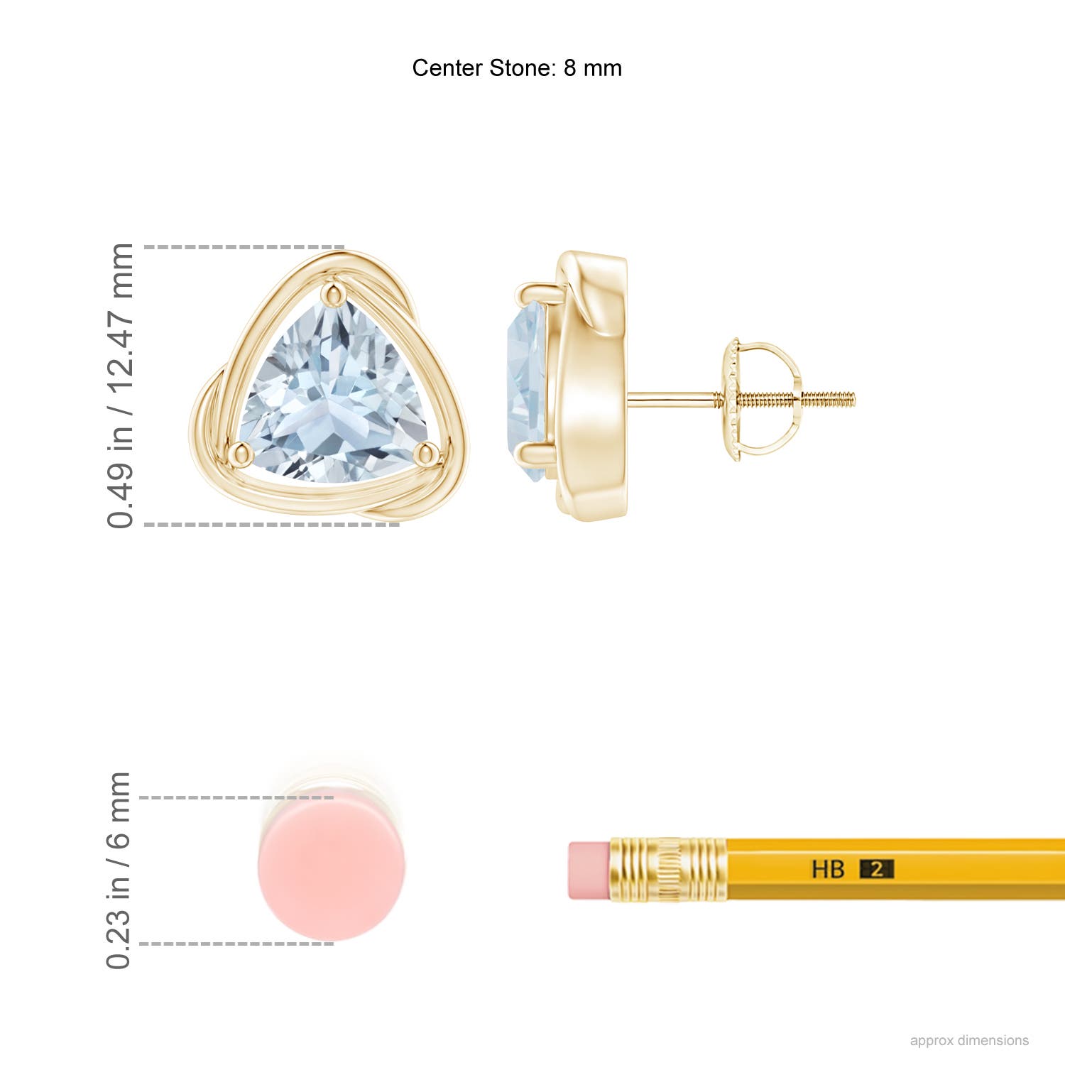 A - Aquamarine / 2.8 CT / 14 KT Yellow Gold