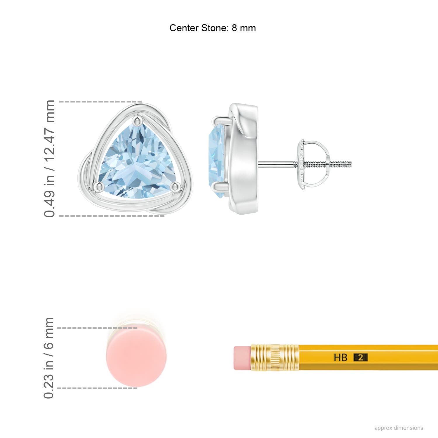 AA - Aquamarine / 2.8 CT / 14 KT White Gold