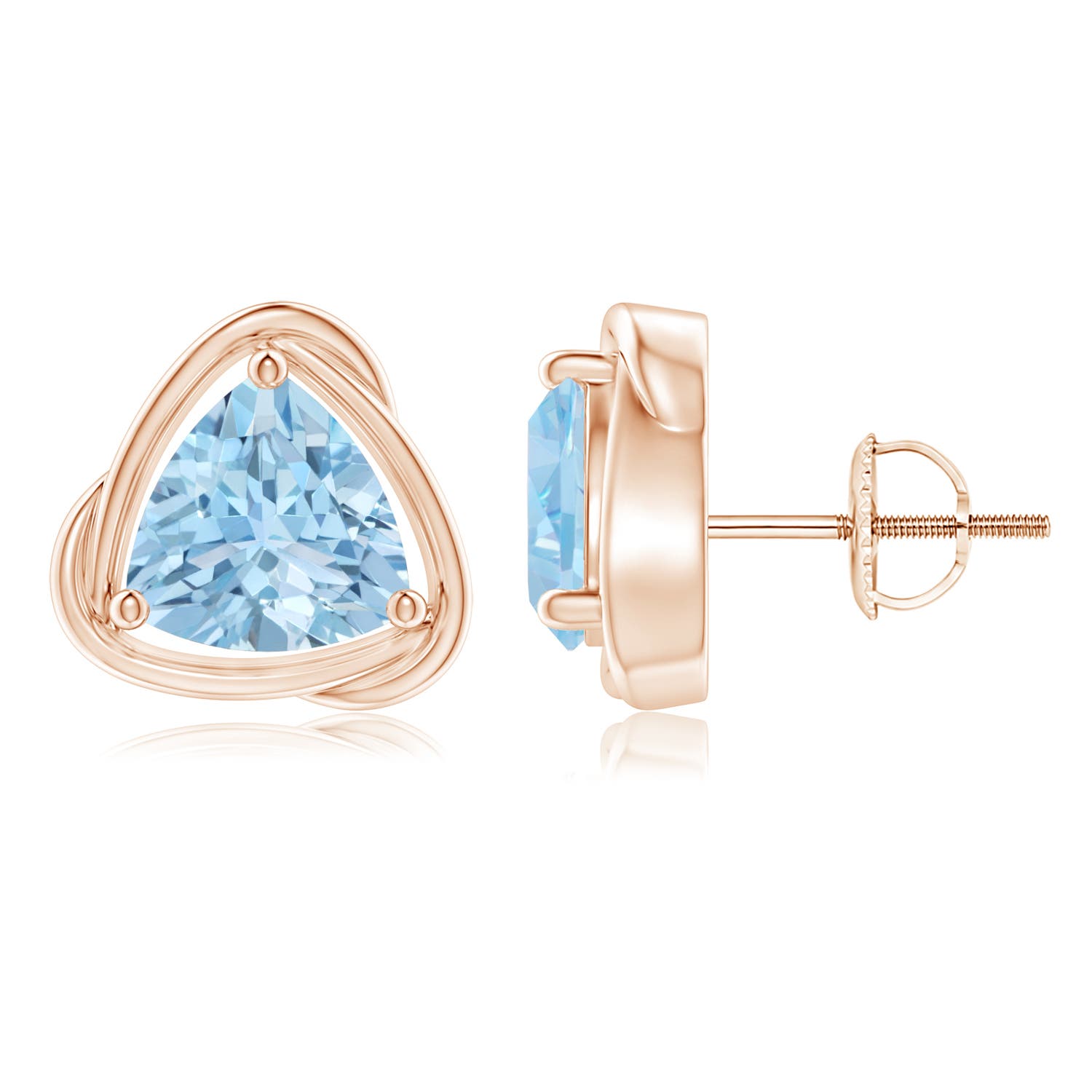 AAA - Aquamarine / 2.8 CT / 14 KT Rose Gold