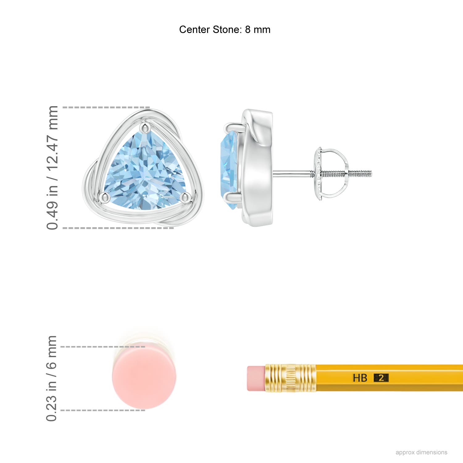 AAA - Aquamarine / 2.8 CT / 14 KT White Gold