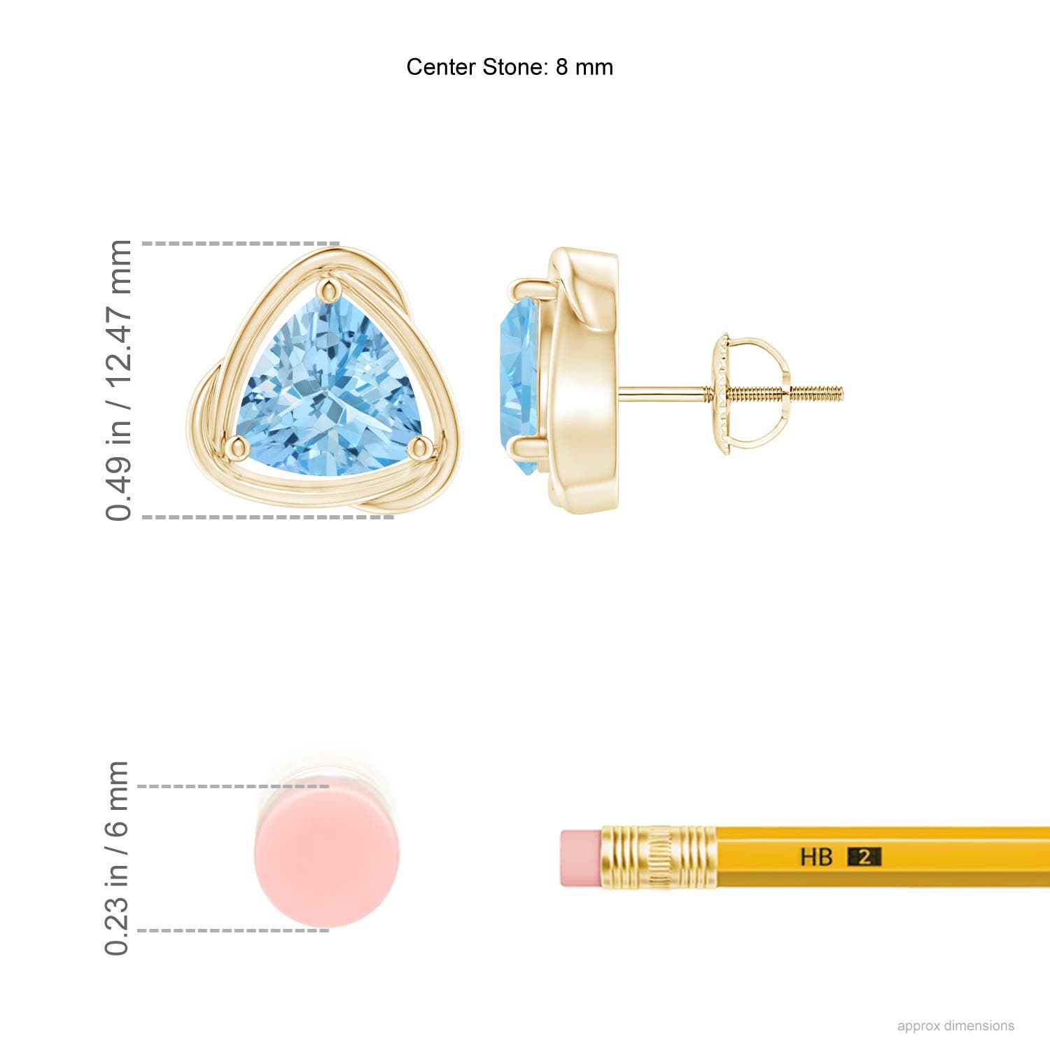 AAAA - Aquamarine / 2.8 CT / 14 KT Yellow Gold