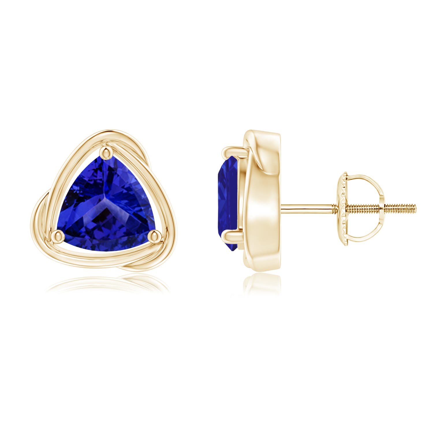 AAAA - Tanzanite / 2.4 CT / 14 KT Yellow Gold