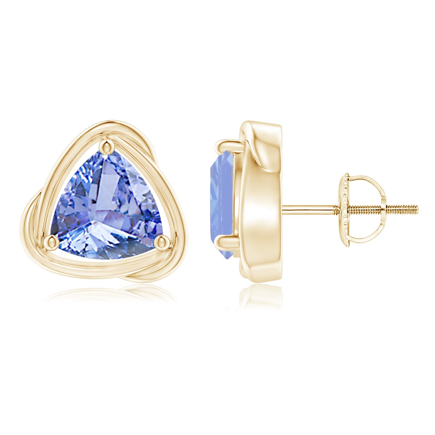 A - Tanzanite / 3.6 CT / 14 KT Yellow Gold