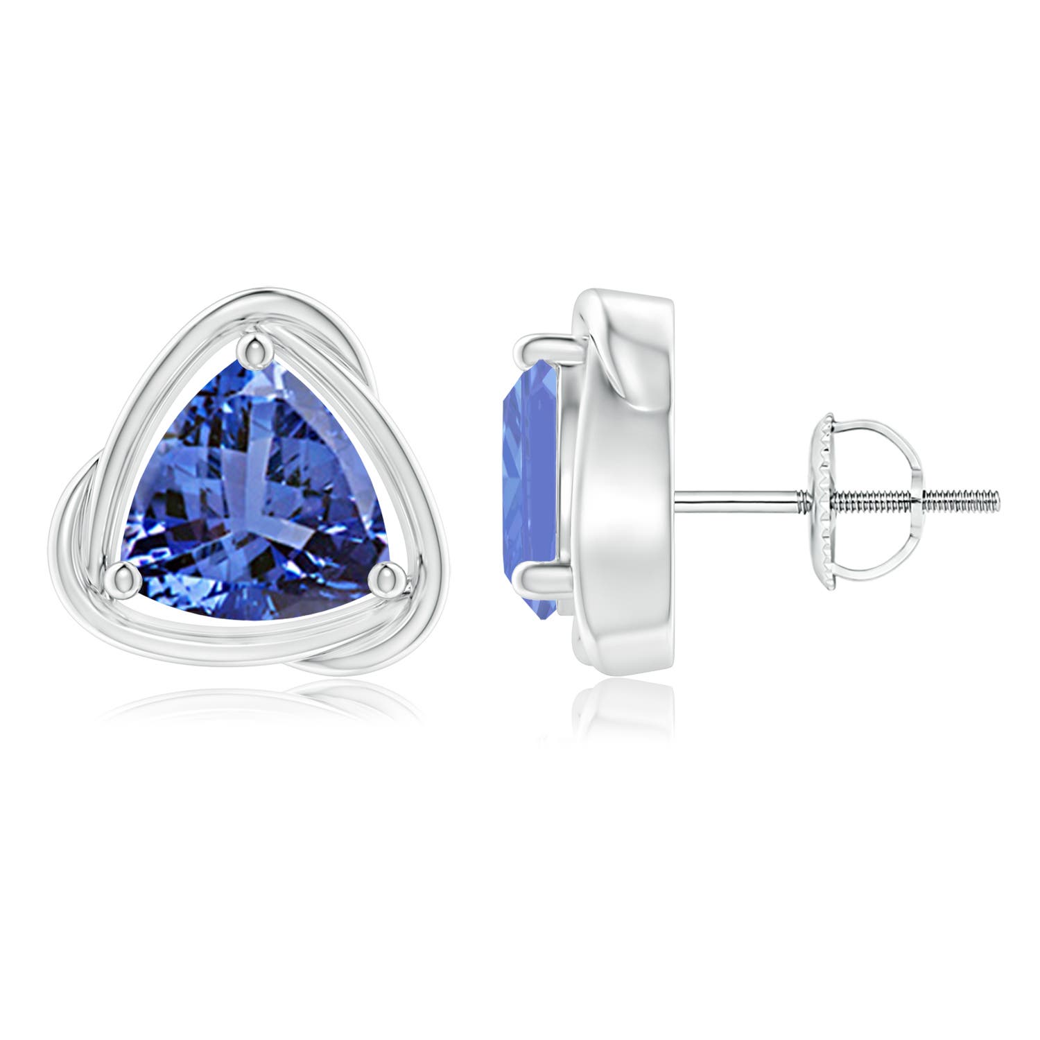 AA - Tanzanite / 3.6 CT / 14 KT White Gold