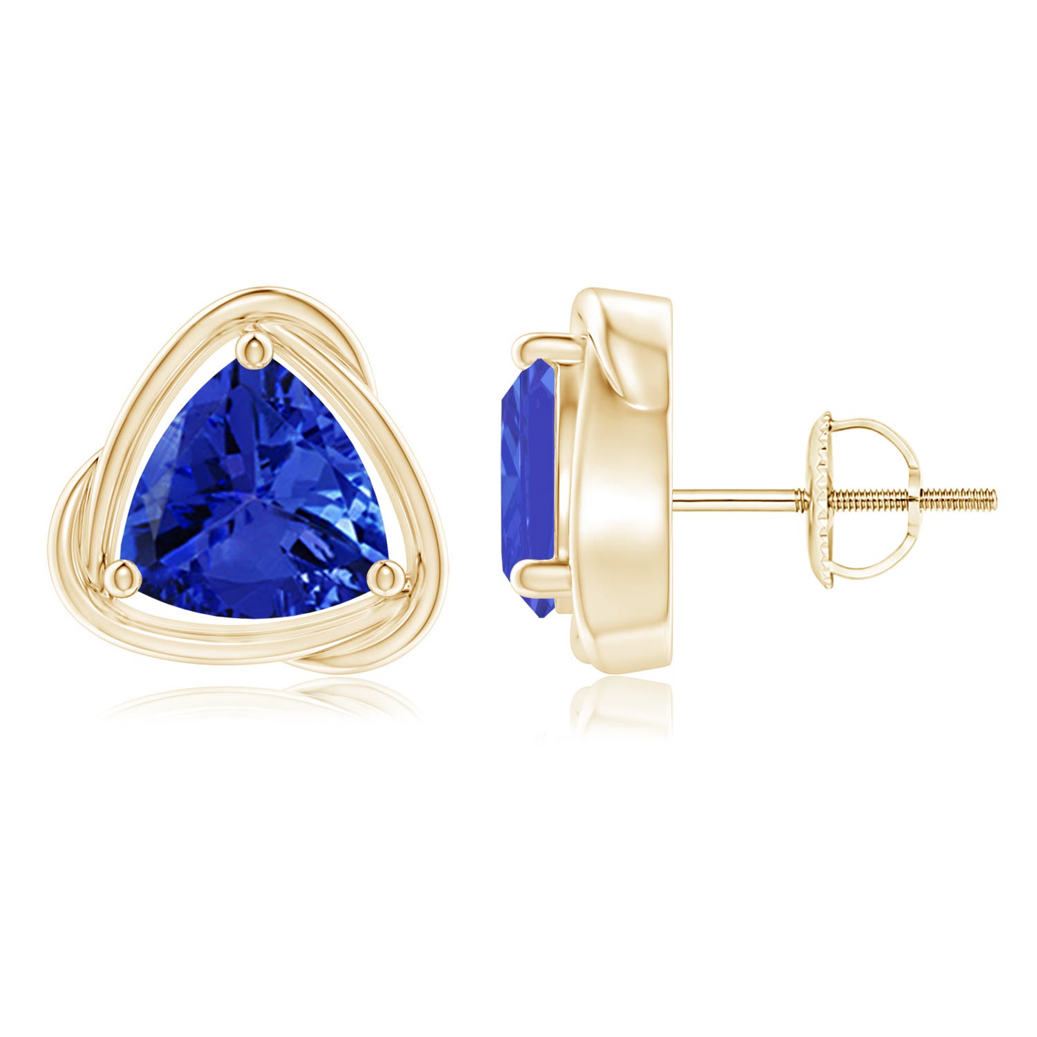 AAA - Tanzanite / 3.6 CT / 14 KT Yellow Gold